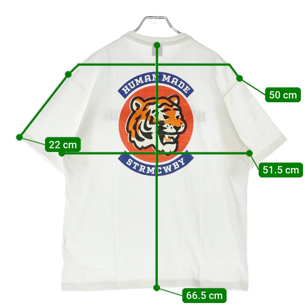 HUMAN MADE(ヒューマンメイド) 24AW GRAPHIC T-SHIRT グラフィック 半袖Tシャツ バックタイガープリント HM28TE019