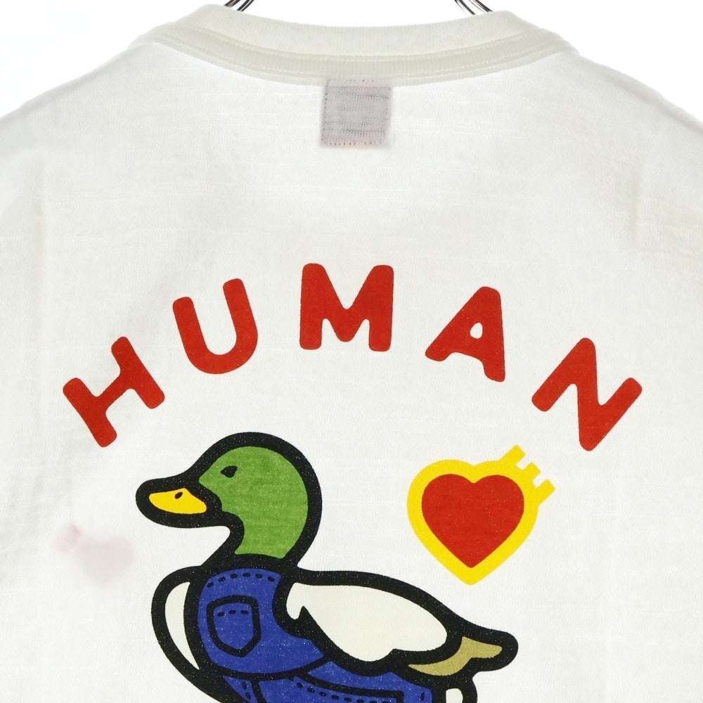 HUMAN MADE(ヒューマンメイド) 24AW GRAPHIC T-SHIRT DUCK グラフィック ダックプリント 鴨 半袖Tシャツ ホワイト HM28TE002