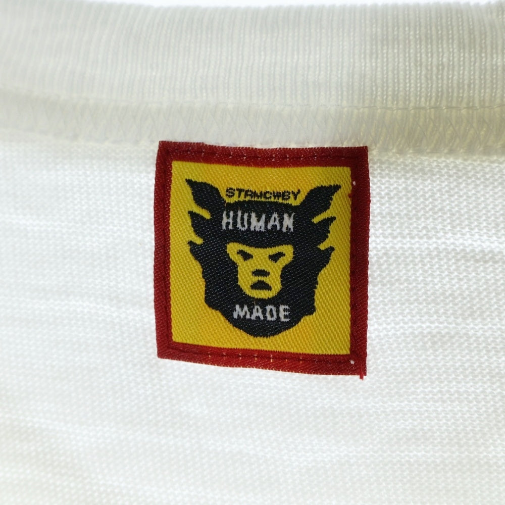 HUMAN MADE(ヒューマンメイド) 24AW GRAPHIC T-SHIRT DUCK グラフィック ダックプリント 鴨 半袖Tシャツ ホワイト HM28TE002