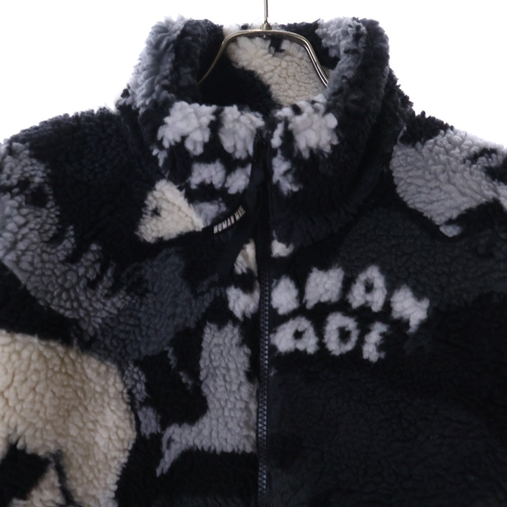 HUMAN MADE(ヒューマンメイド) 24AW ANIMAL FLEECE JACKET GRAY アニマルフリースジャケット グレー HM28JK038