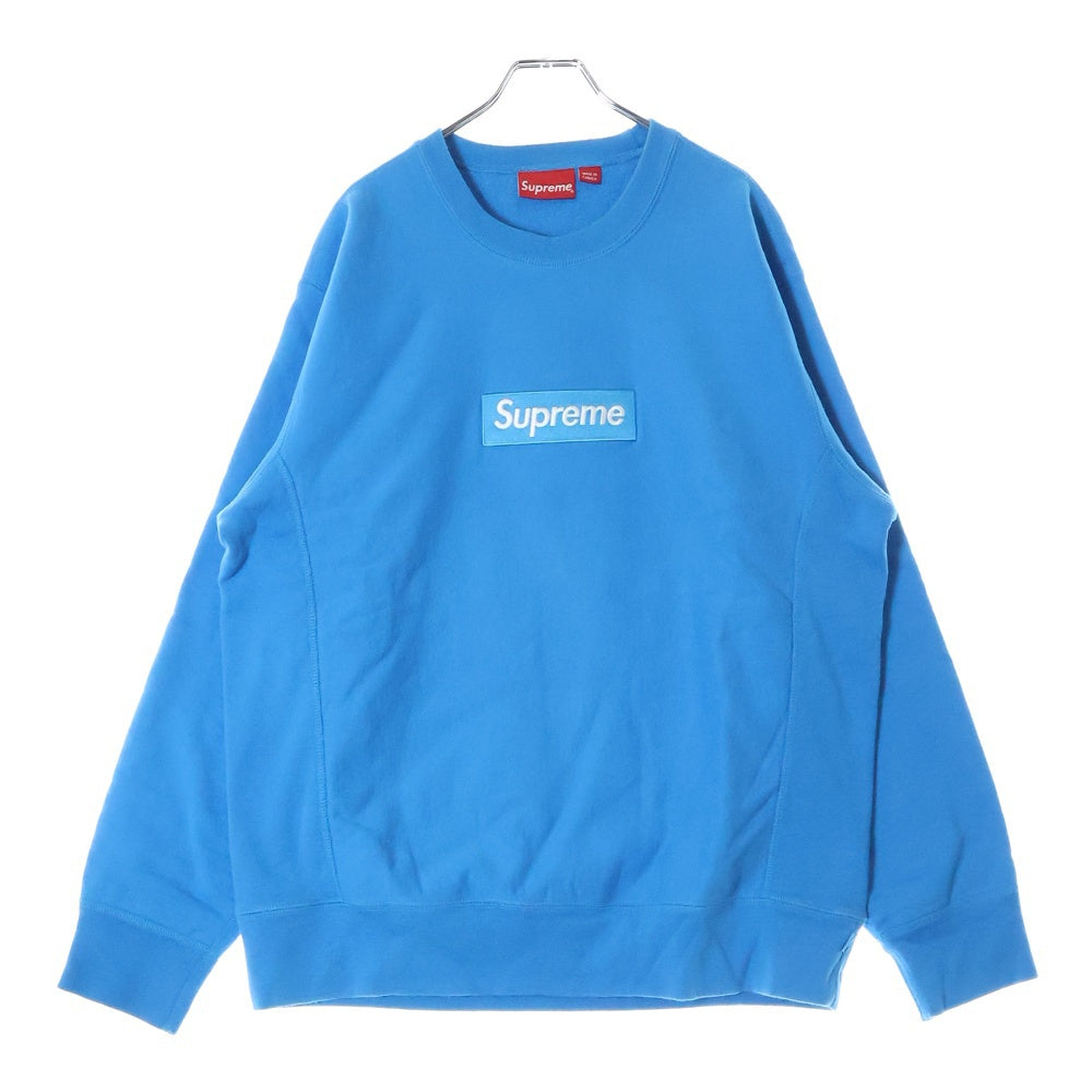 SUPREME(シュプリーム) 18AW Box Logo Crewneck ボックスロゴ クルーネック スウェット トレーナー ブルー