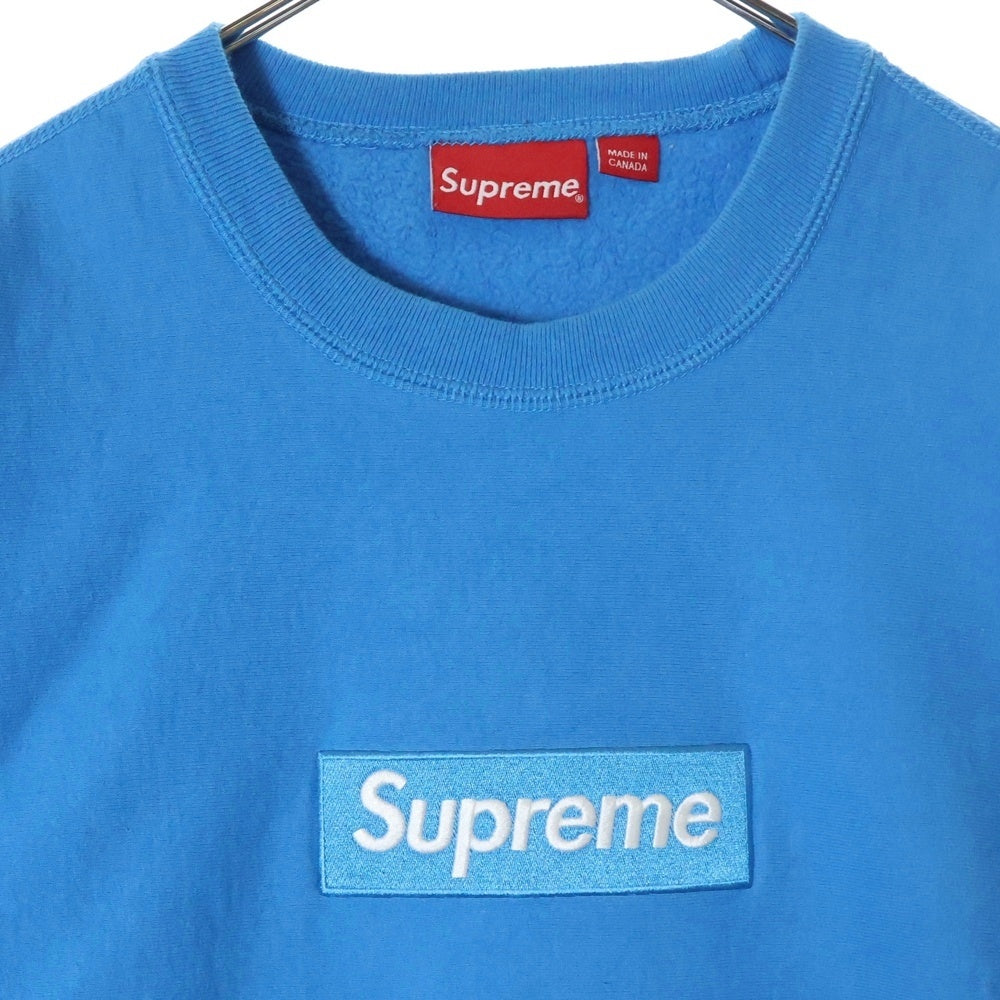 SUPREME(シュプリーム) 18AW Box Logo Crewneck ボックスロゴ クルーネック スウェット トレーナー ブルー