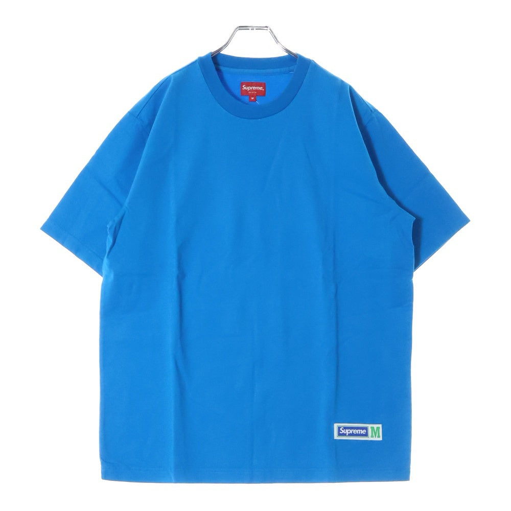 SUPREME(シュプリーム) 19SS Athletic Label S/S Top ラベルパッチ クルーネック半袖Tシャツ カットソー ブルー