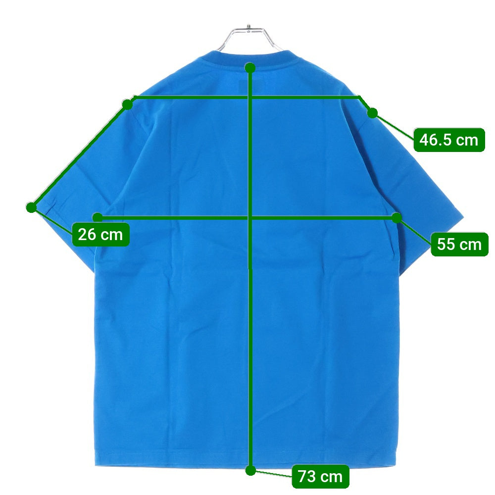 SUPREME(シュプリーム) 19SS Athletic Label S/S Top ラベルパッチ クルーネック半袖Tシャツ カットソー ブルー