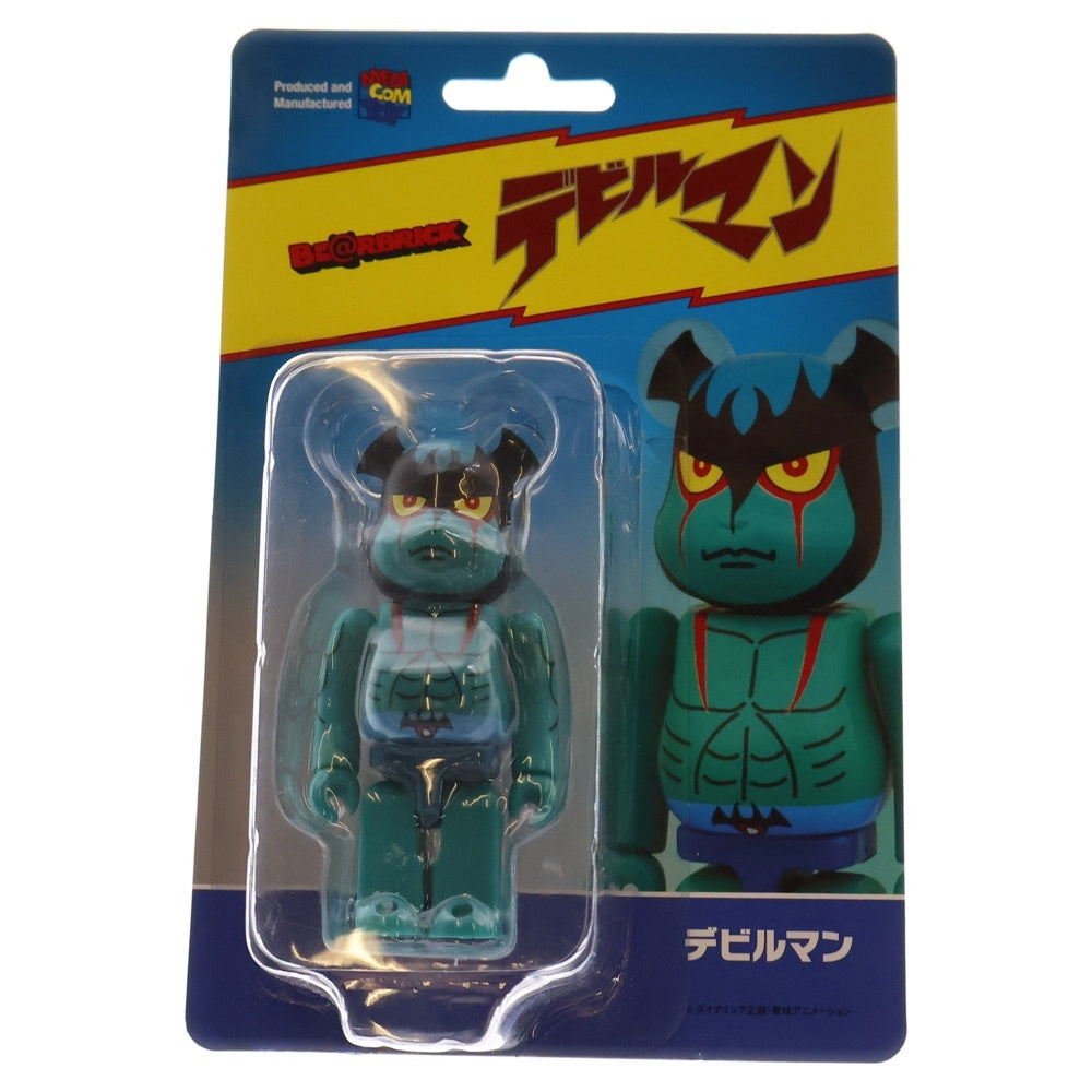 MEDICOM TOY(メディコムトイ) BE@RBRICK デビルマン誕生 40+1周年 特別企画 100% ベアブリック 人形 フィギュア ブルー/グリーン