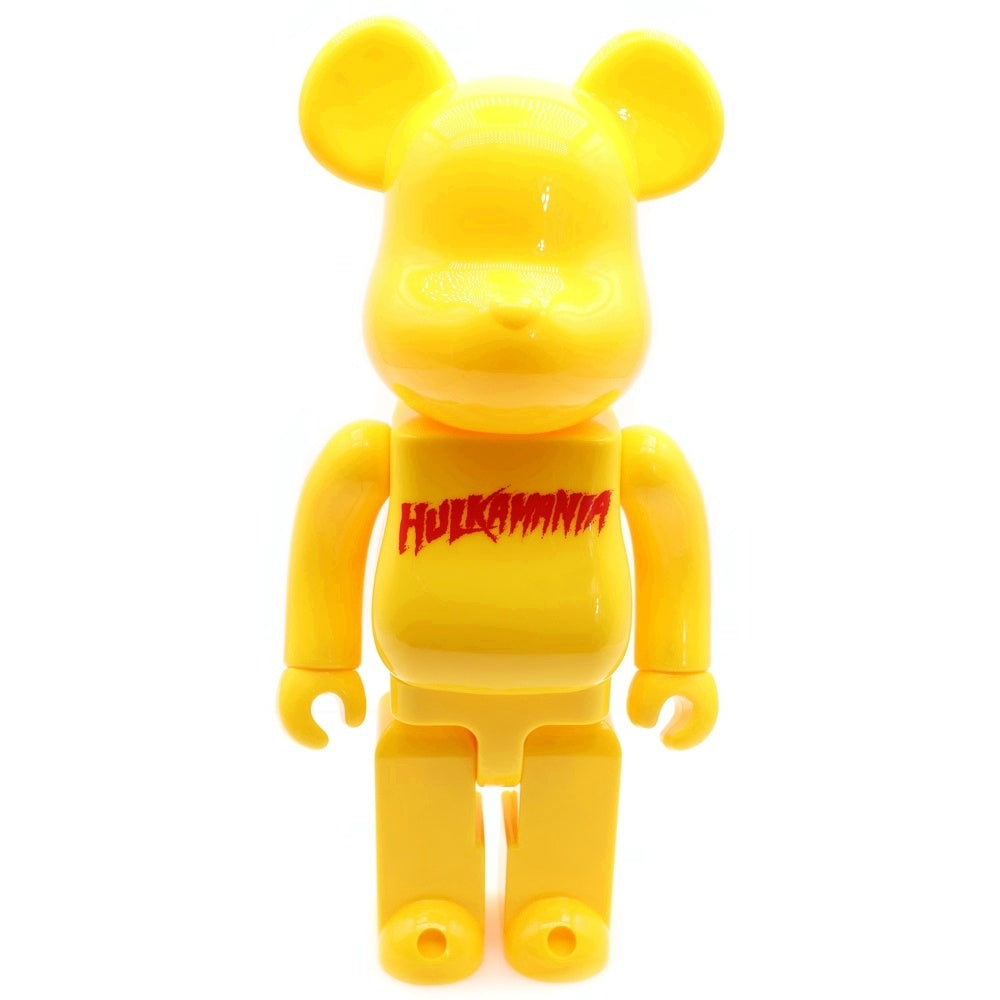 MEDICOM TOY(メディコムトイ) BE@RBRICK HULKAMANIA 400% ベアブリック ハルカマニア ハルクホーガン 人形 フィギュア イエロー