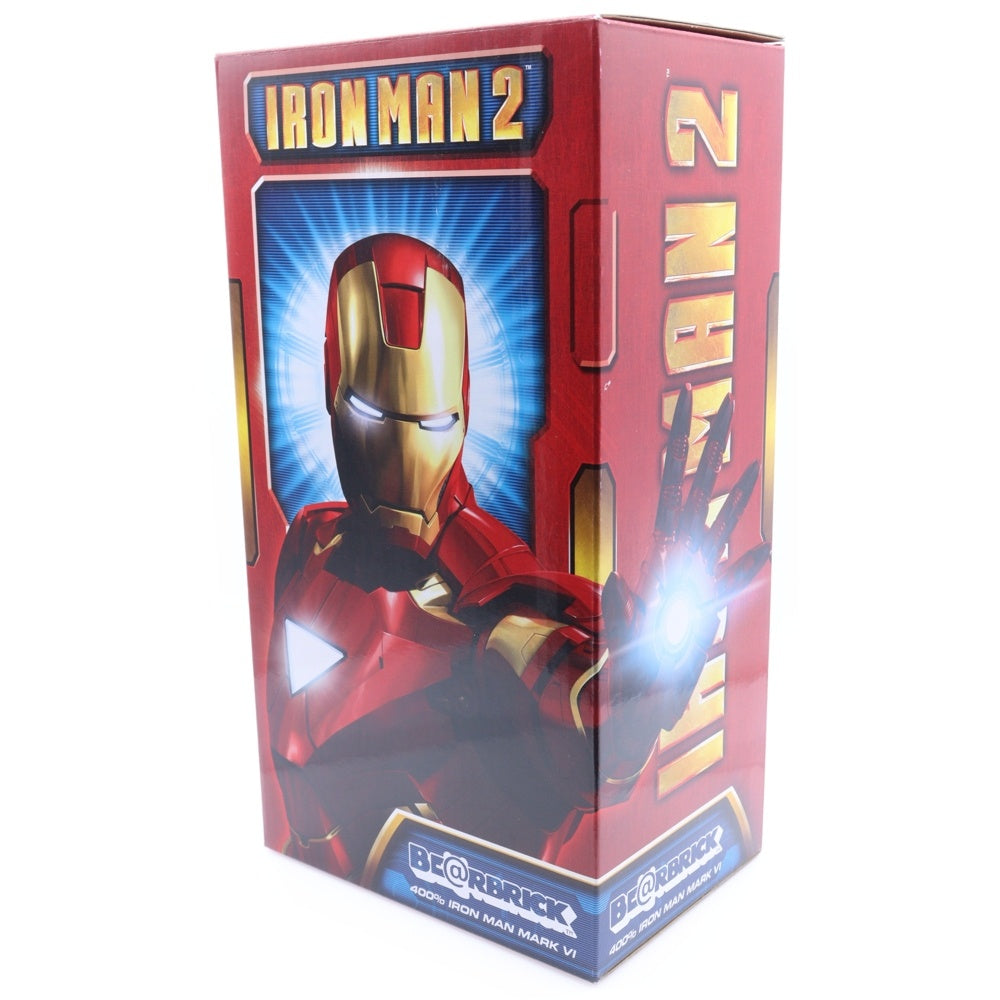 MEDICOM TOY(メディコムトイ) BE@RBRICK MARVEL IRON MAN 2 MARK 6 400% ベアブリック アイアンマン2 マーク6 人形 フィギュア レッド