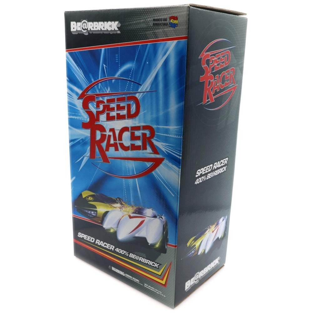 MEDICOM TOY(メディコムトイ) BE@RBRICK SPEED RACER 400% ベアブリック スピードレーサー 人形 フィギュア ホワイト/レッド
