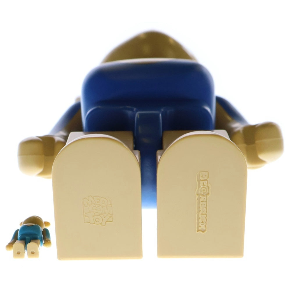 MEDICOM TOY(メディコムトイ) 2006年 BE@RBRICK NIKE SB 400%&50% ベアブリック ナイキ エスビー 人形 フィギュア イエロー/ブルー