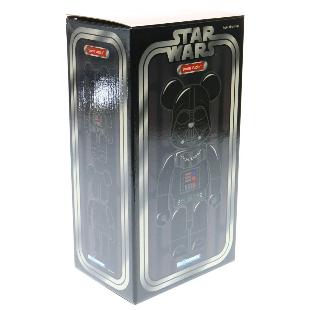 MEDICOM TOY(メディコムトイ) 800個限定 BE@RBRICK STARWARS Darth Vader 400% ベアブリック スターウォーズ ダースベーダー フィギュア 人形 ブラック