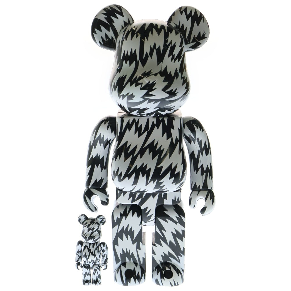 MEDICOM TOY(メディコムトイ) BE@RBRICK ELEY KISHIMOTO 400% ベアブリック イーリーキシモト フィギュア 人形 ホワイト/ブラック