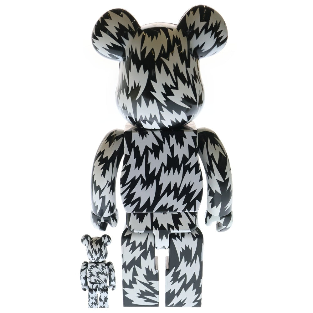 MEDICOM TOY(メディコムトイ) BE@RBRICK ELEY KISHIMOTO 400% ベアブリック イーリーキシモト フィギュア 人形 ホワイト/ブラック