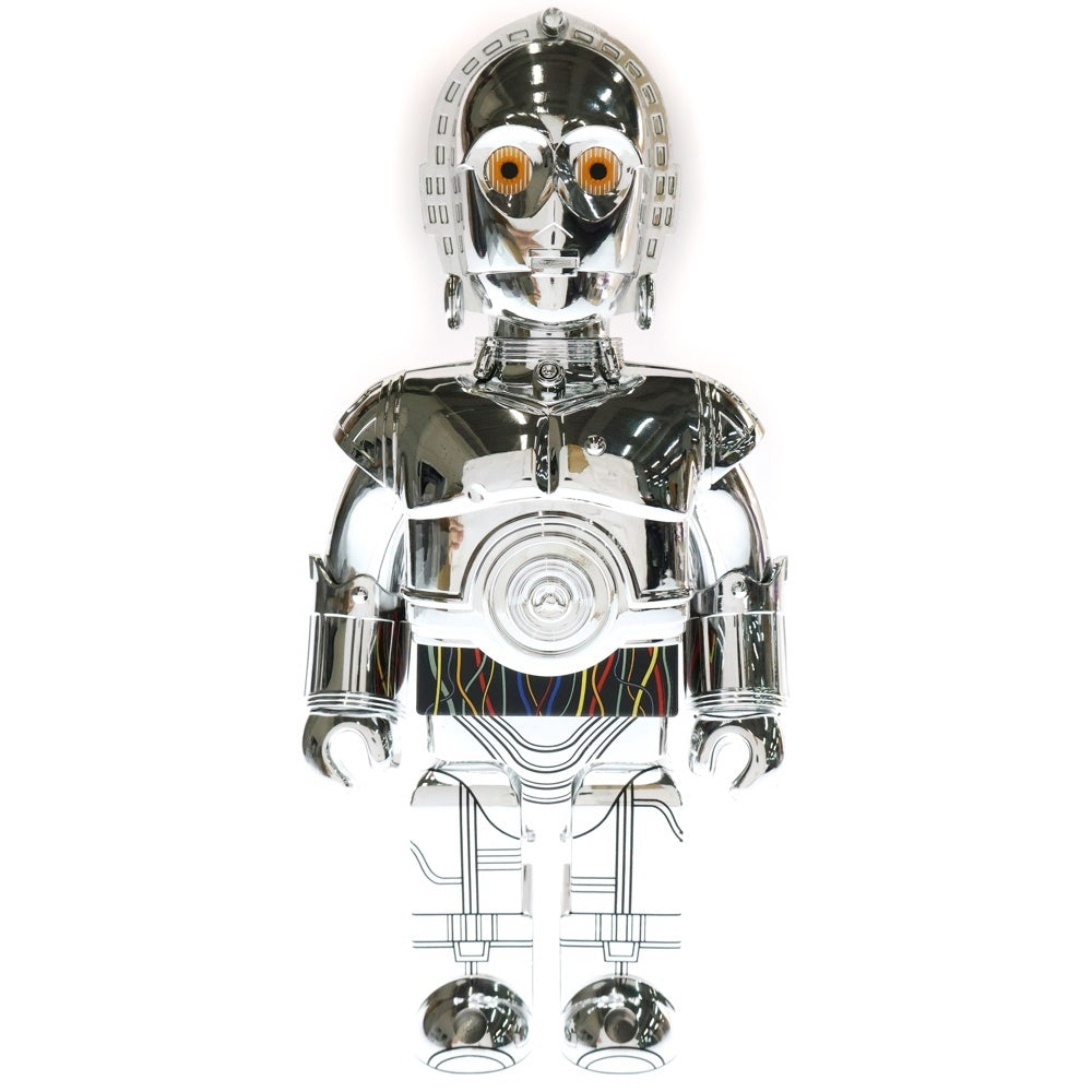 MEDICOM TOY(メディコムトイ) KUBRICK STARWARS TC-14 400% ベアブリック スターウォーズ フィギュア 人形 シルバー