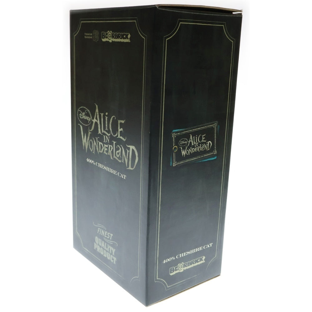 MEDICOM TOY(メディコムトイ) BE@RBRICK ALICE IN WONDERLAND CHESHIRE CAT 400% ベアブリック アリス イン ワンダーランド チェシャ猫 フィギュア 人形 グレー