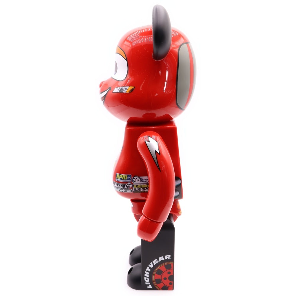 MEDICOM TOY(メディコムトイ) BE@RBRICK LIGHTNING McQUEEN 400% ベアブリック カーズ ライトニング・マックイーン フィギュア 人形 レッド