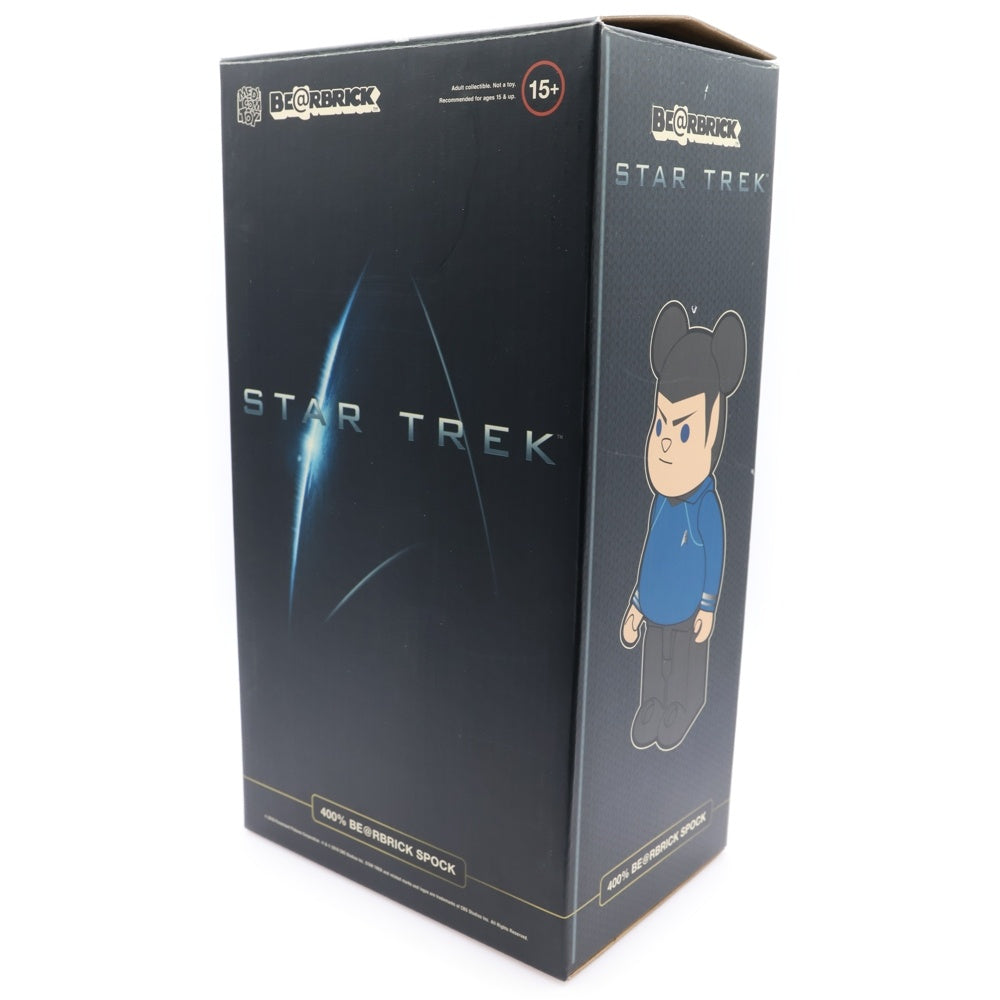 MEDICOM TOY(メディコムトイ) BE@RBRICK STAR TREK SPOCK 400% ベアブリック スター トレック スポック フィギュア 人形 ブルー/ブラック