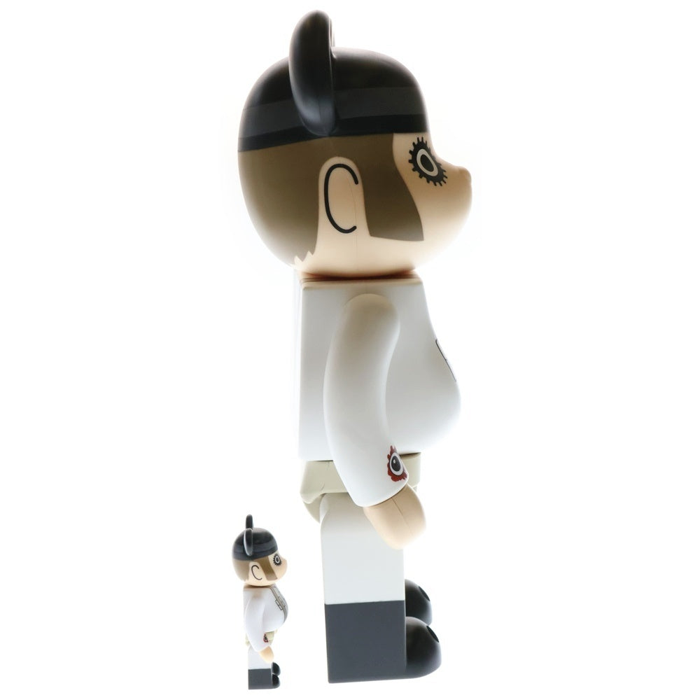 MEDICOM TOY(メディコムトイ) BE@RBRICK ALEX A CLOCKWORK ORANGE 100%&400% Set ベアブリック アレックス 時計じかけのオレンジ フィギュア 人形 ホワイト/ブラック