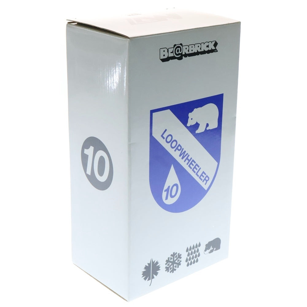 MEDICOM TOY(メディコムトイ) BE@RBRICK LOOPWHEELER 1st Ver 400% ベアブリック ループウィーラー 1st 人形 フィギュア グレー
