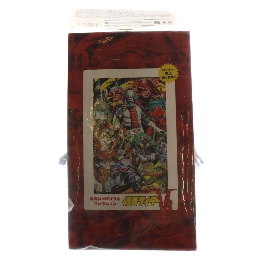 MEDICOM TOY(メディコムトイ) 東映レトロソフビコレクション 仮面ライダーV3 ガマボイラー ソフビ フィギュア 人形 ブルー
