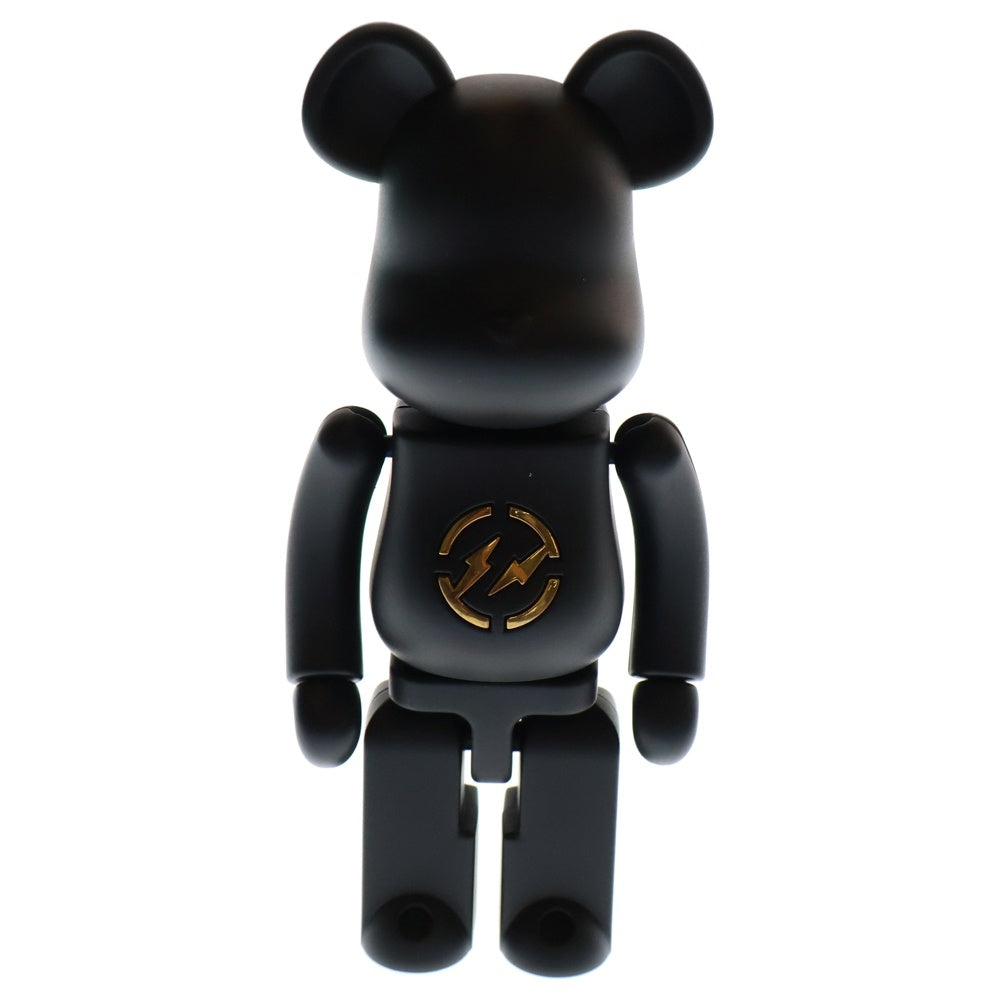 MEDICOM TOY(メディコムトイ) BE@RBRICK FRAGMENT DESIGN 200% ベアブリック フラグメントデザイン 超合金 人形 フィギュア ブラック/ゴールド