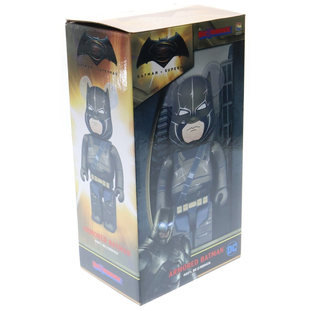 MEDICOM TOY(メディコムトイ) BE@RBRICK ARMORED BATMAN 400% ベアブリック アーマード バットマン 人形 フィギュア グレー
