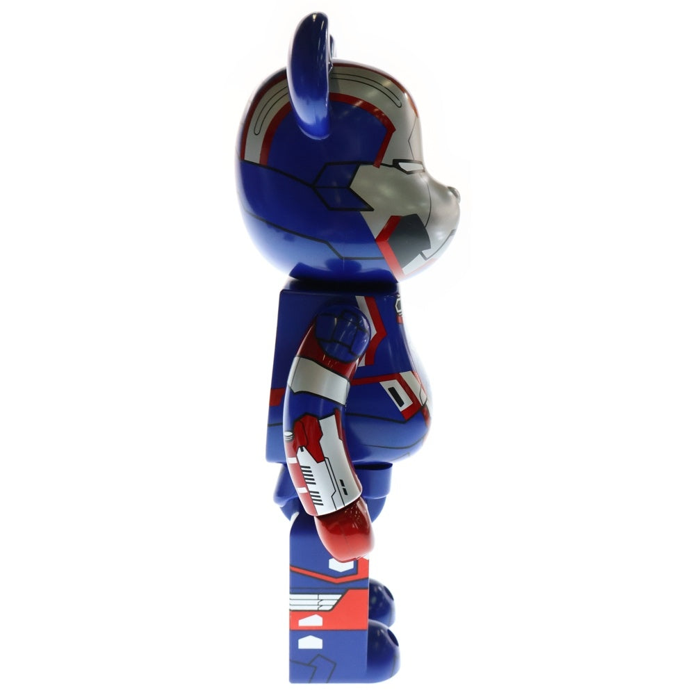 MEDICOM TOY(メディコムトイ) BE@RBRICK MARVEL IRON MAN 3 IRON PATRIOT 400% ベアブリック マーベル アイアンマン3 アイアンパトリオット 人形 フィギュア ブルー