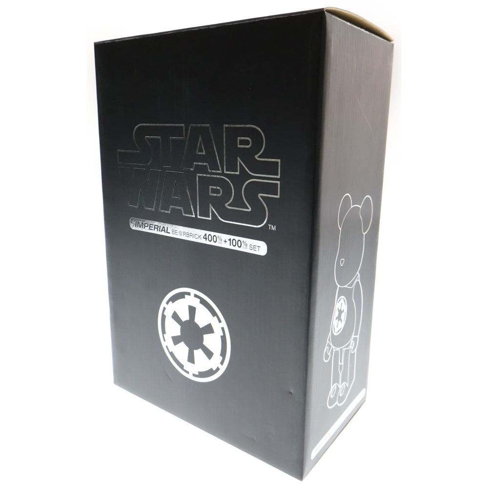 MEDICOM TOY(メディコムトイ) BE@RBRICK STAR WARS IMPERIAL 400%&100% ベアブリック スターウォーズ インペリアル 人形 フィギュア ブラック
