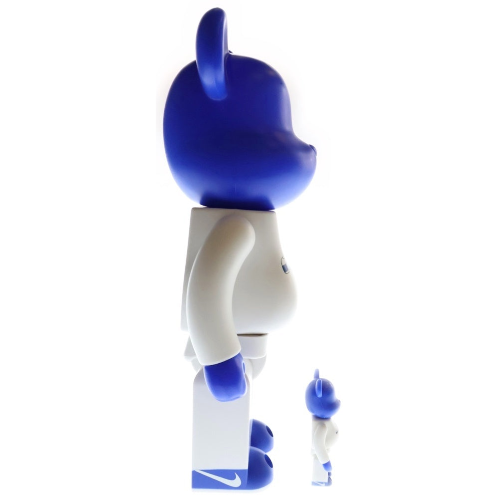 MEDICOM TOY(メディコムトイ) BE@RBRICK NIKE LUNAR FORCE 1 400%&100% ベアブリック ナイキ ルナフォース1 AIR FORCE 1 30周年記念 人形 フィギュア ブルー/ホワイト
