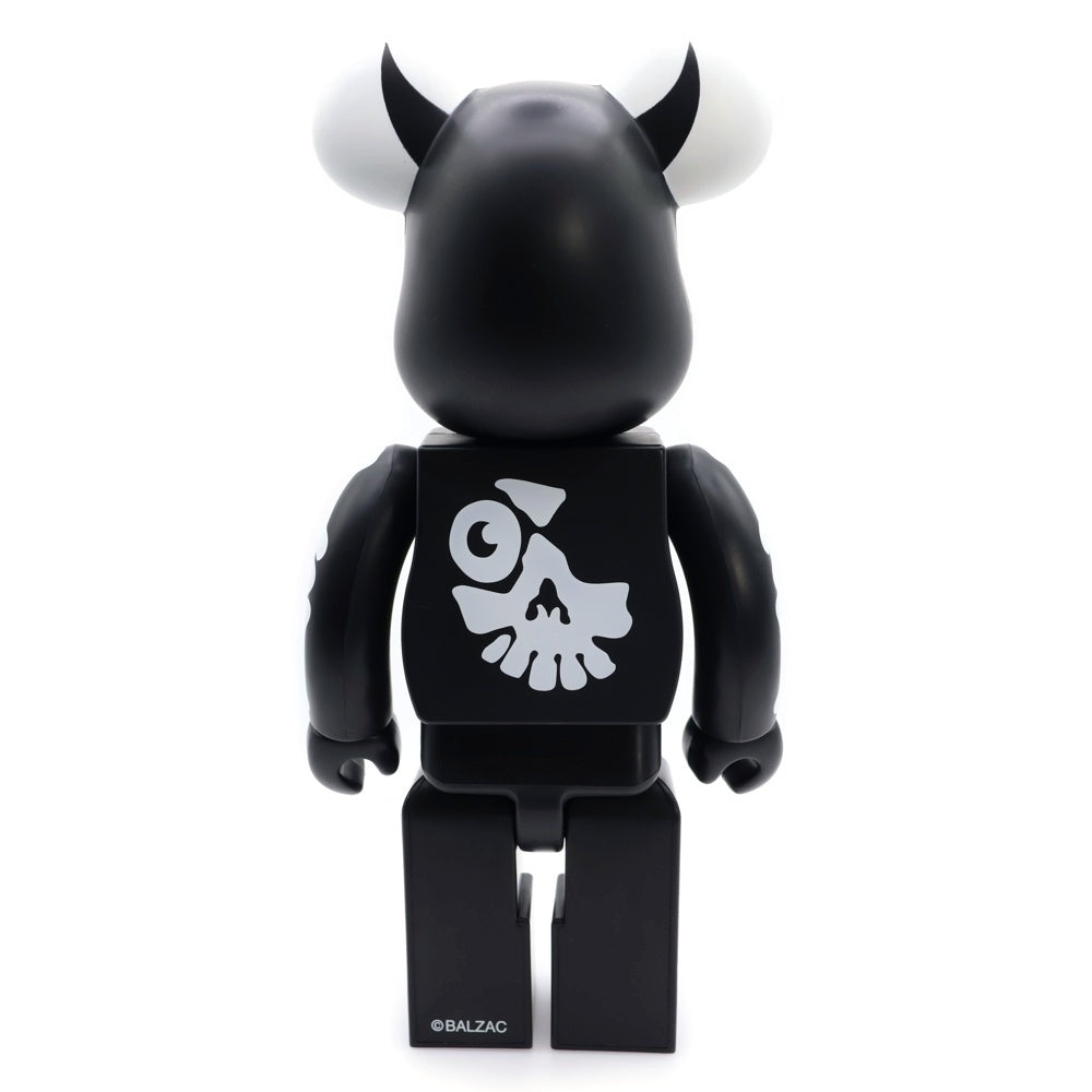 MEDICOM TOY(メディコムトイ) BE@RBRICK BALZAC ATOM AGE VAMPIRE IN 308 400% ベアブリック バルザック アトムエイジ ヴァンパイアイン308 人形 フィギュア ブラック/ホワイト