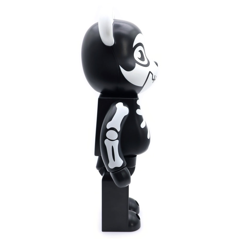 MEDICOM TOY(メディコムトイ) BE@RBRICK BALZAC ATOM AGE VAMPIRE IN 308 400% ベアブリック バルザック アトムエイジ ヴァンパイアイン308 人形 フィギュア ブラック/ホワイト