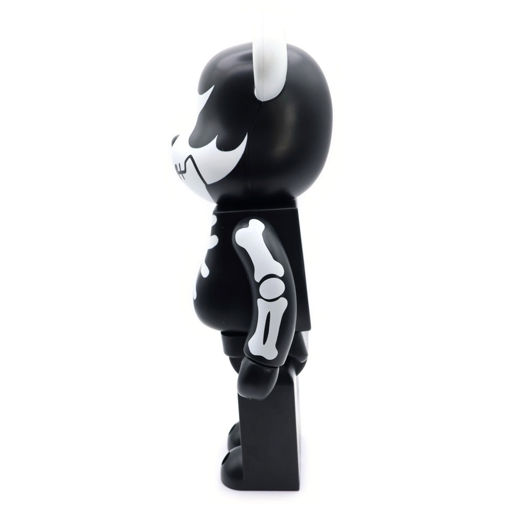 MEDICOM TOY(メディコムトイ) BE@RBRICK BALZAC ATOM AGE VAMPIRE IN 308 400% ベアブリック バルザック アトムエイジ ヴァンパイアイン308 人形 フィギュア ブラック/ホワイト