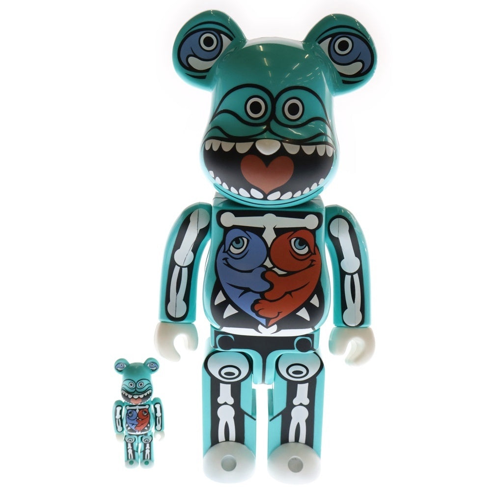 MEDICOM TOY(メディコムトイ) BE@RBRICK RON ENGLISH 400%&100% ベアブリック ロンイングリッシュ 人形 フィギュア マルチ