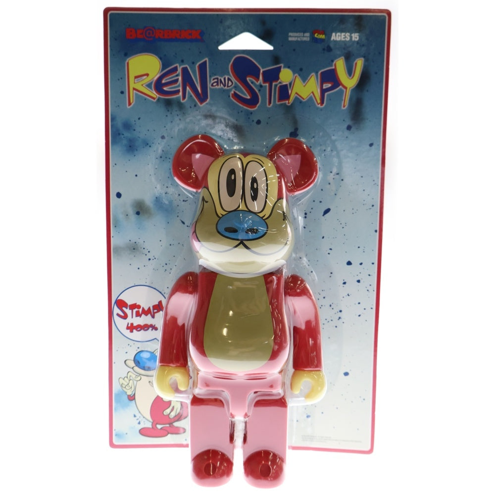 MEDICOM TOY(メディコムトイ) BE@RBRICK REN AND STIMPY 400% ベアブリック レン アンド スティンピー 人形 フィギュア レッド