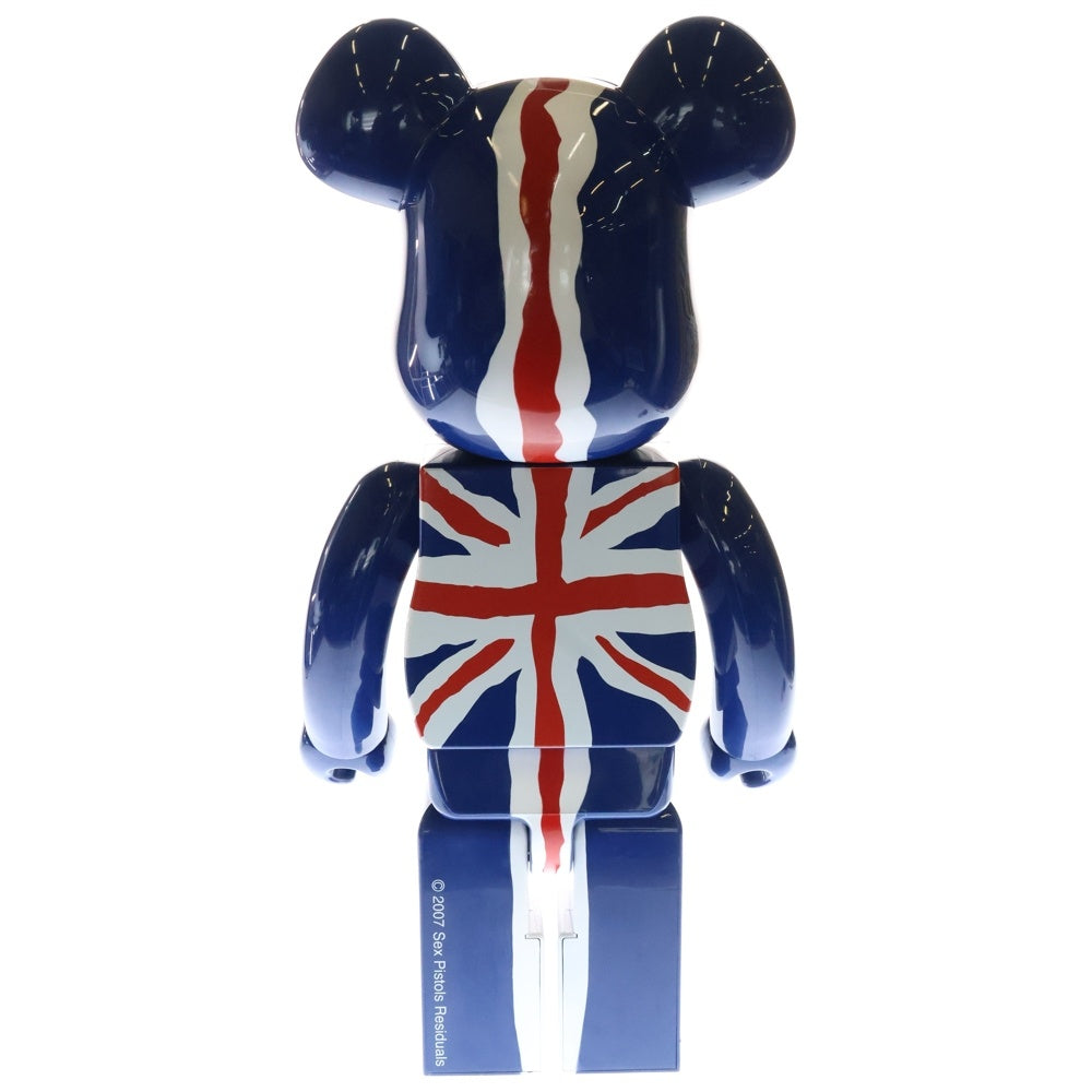 MEDICOM TOY(メディコムトイ) BE@RBRICK Sex Pistols God Save The Queen 1000% ベアブリック セックスピストルズ ゴッド セイヴ ザ クイーン フィギュア 人形 ブルー/レッド