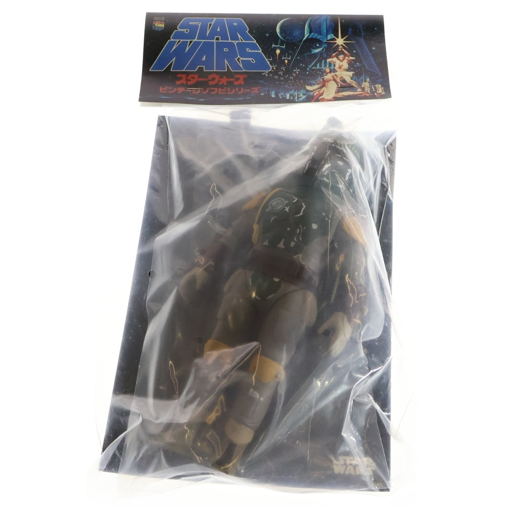 MEDICOM TOY(メディコムトイ) STARWARS スターウォーズ ビンテージソフビシリーズ ボバフェット ジェダイの帰還Ver ソフビ フィギュア 人形 グリーン/グレー