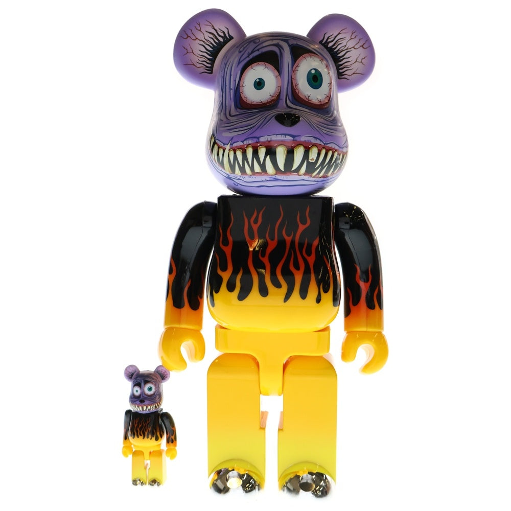 MEDICOM TOY(メディコムトイ) BE@RBRICK World Wide Tour MARK PARKER 100%&400% ベアブリック マークパーカー フィギュア 人形 マルチ