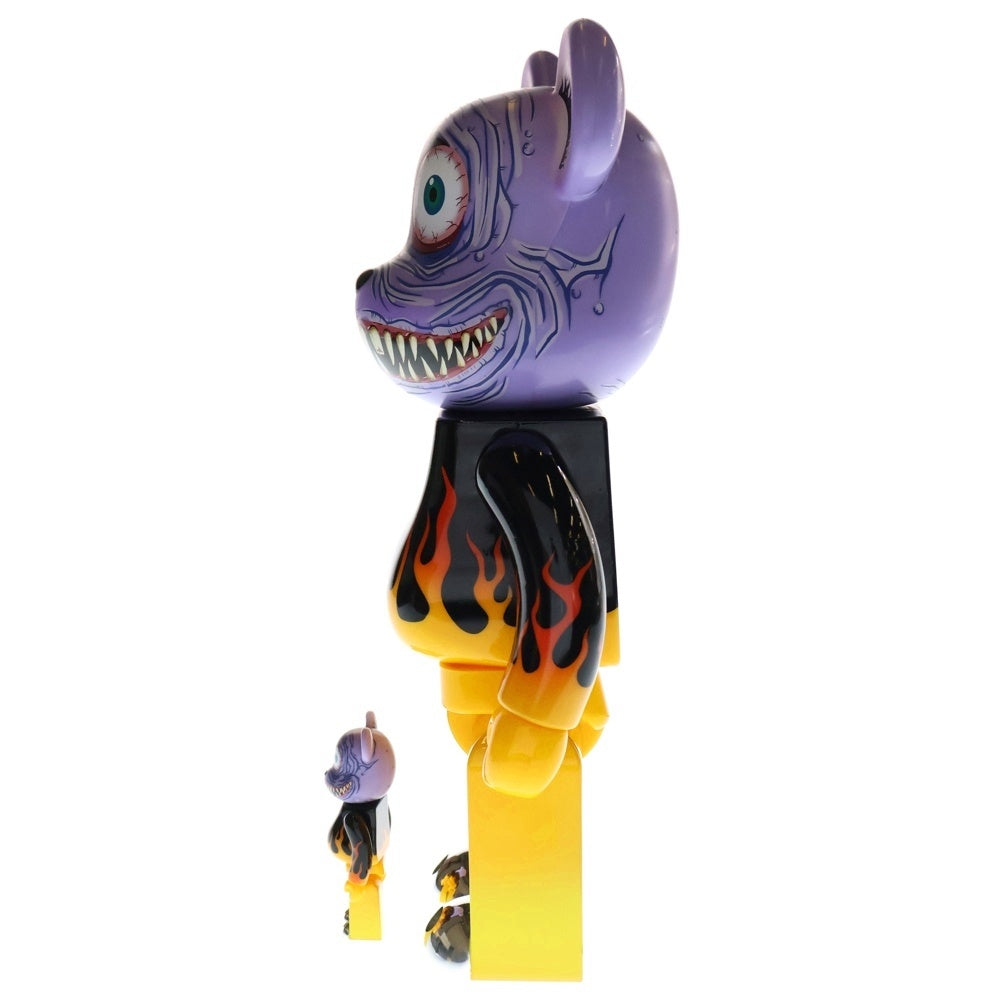 MEDICOM TOY(メディコムトイ) BE@RBRICK World Wide Tour MARK PARKER 100%&400% ベアブリック マークパーカー フィギュア 人形 マルチ