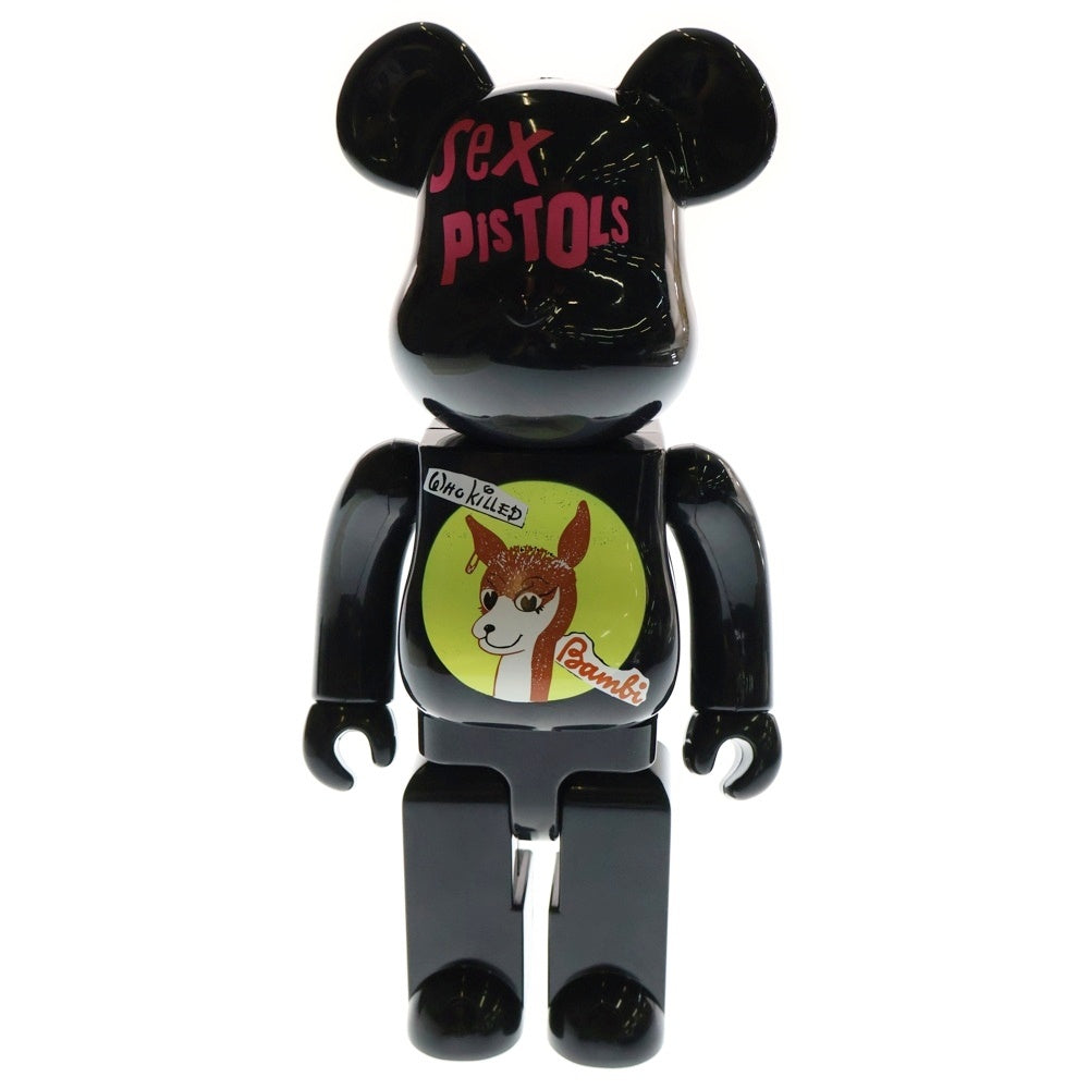 MEDICOM TOY(メディコムトイ) BE@RBRICK SEX PISTOLS Ver.3 Who Killed Bambi? 400% ベアブリック セックスピストルズ 人形 フィギュア ブラック