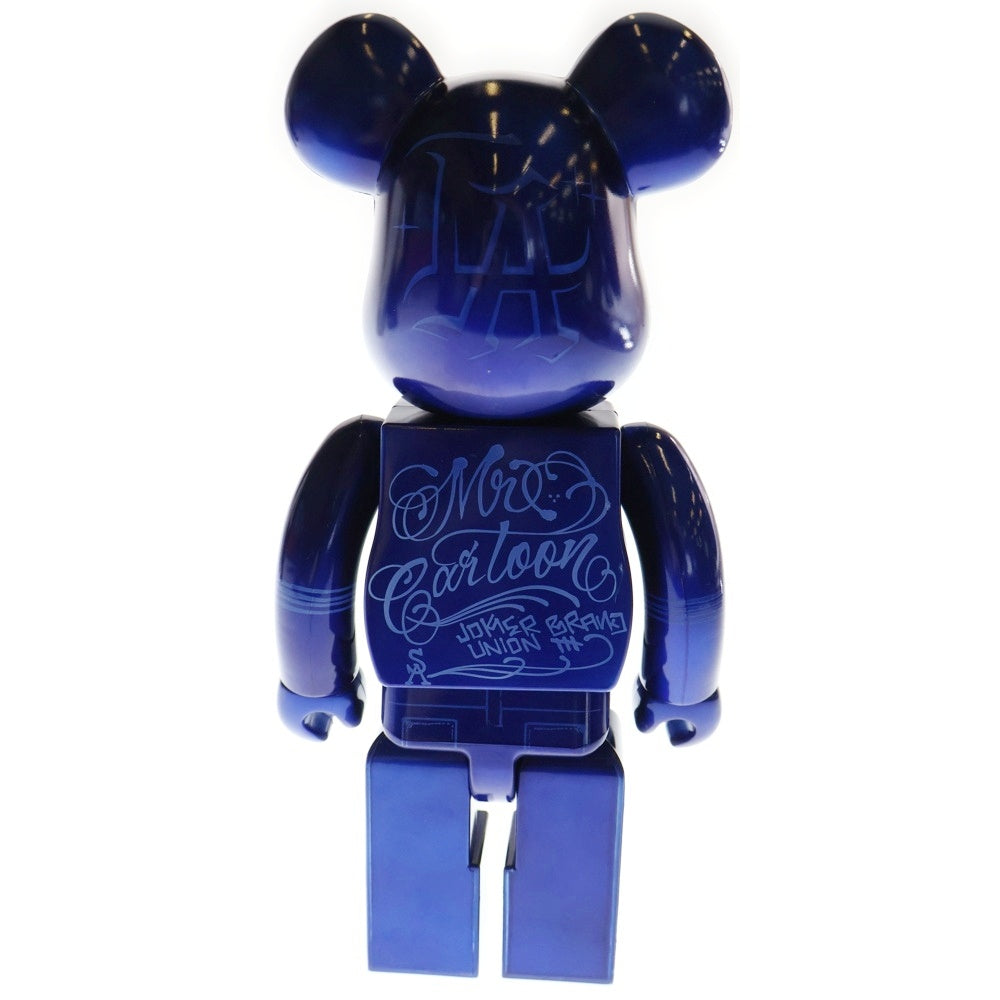 MEDICOM TOY(メディコムトイ) BE@RBRICK World Wide Tour STUUSY 400% ベアブリック ワールドワイドツアー ステューシー 人形 フィギュア ブルー