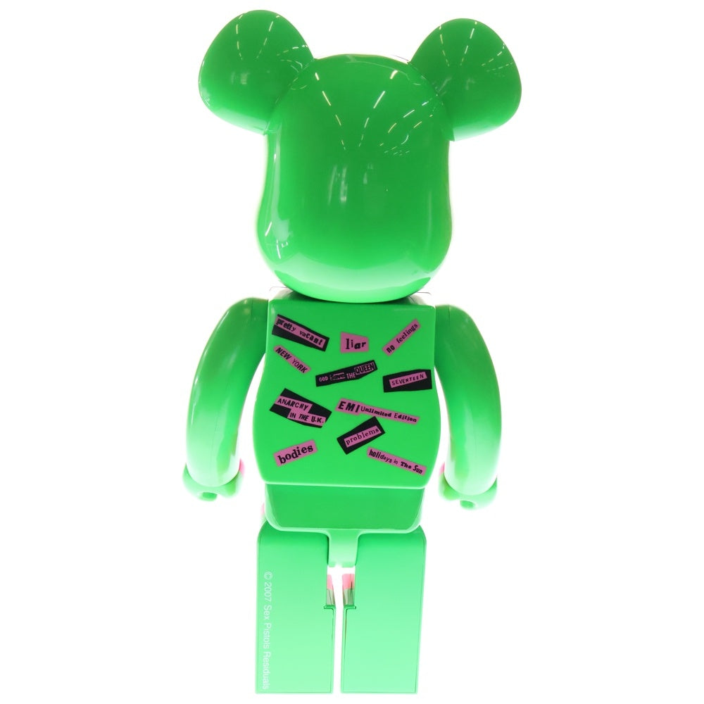 MEDICOM TOY(メディコムトイ) BE@RBRICK SEXPISTLES GREENPINK 1000% ベアブリック セックスピストルズ グリーンピンク フィギュア 人形