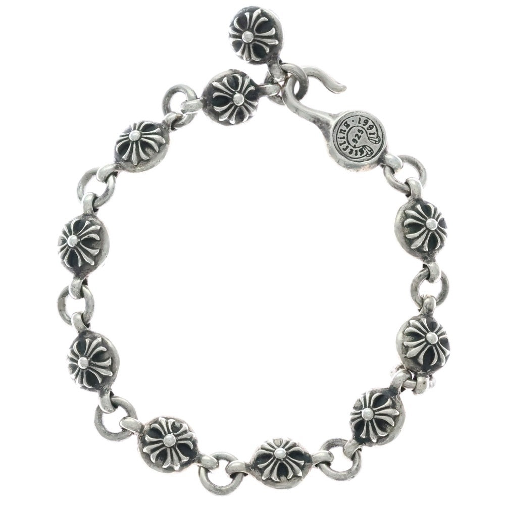 CHROME HEARTS(クロムハーツ) NO2 BALL #2クロスボールブレスレット シルバー BCA176