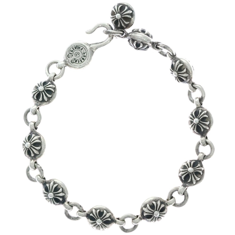 CHROME HEARTS(クロムハーツ) NO2 BALL #2クロスボールブレスレット シルバー BCA176