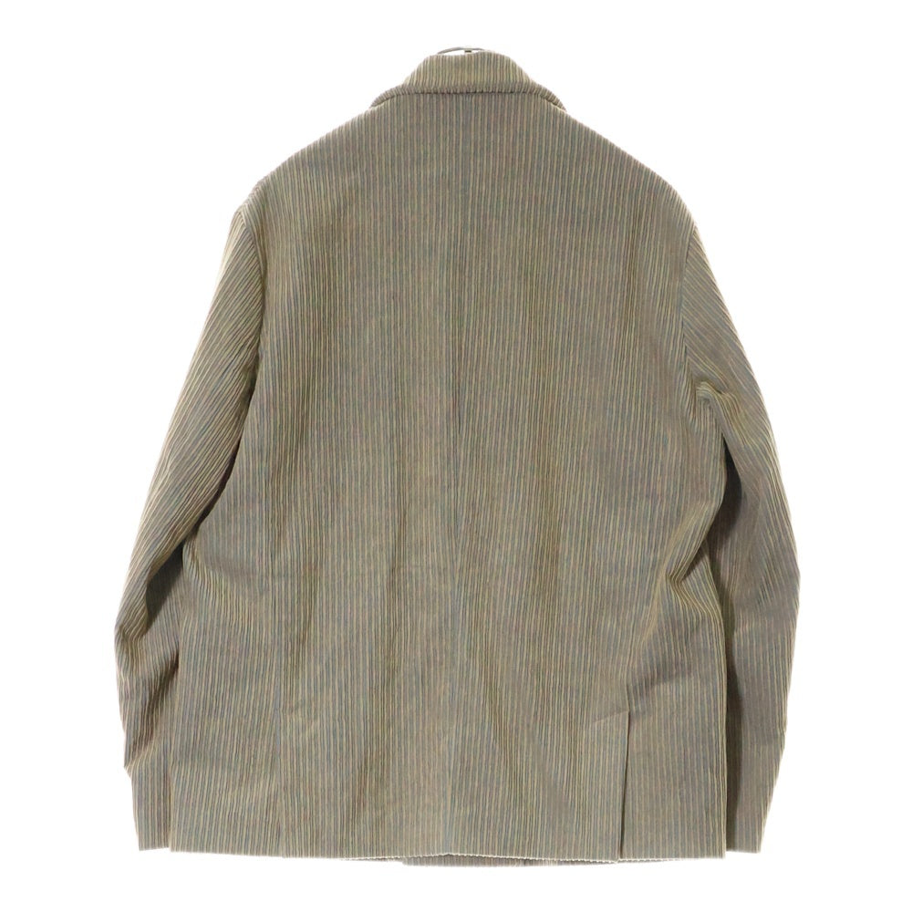 STUSSY(ステューシー) 23AW MIX WALE CORDUROY DOUBLE BREASTED BLAZER ミックスウェール コーデュロイロイ ダブルブレステッド ブレザー 6B テーラードジャケット ベージュ/ブルー