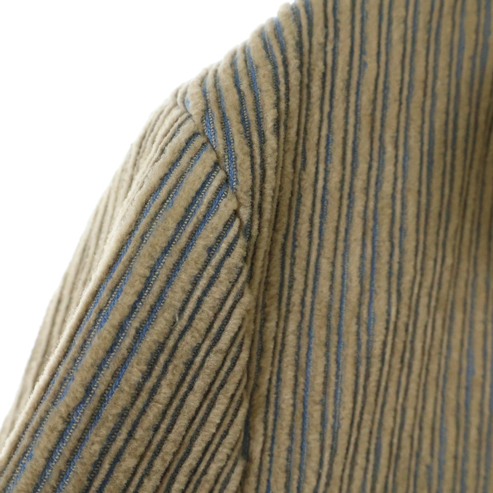 STUSSY(ステューシー) 23AW MIX WALE CORDUROY DOUBLE BREASTED BLAZER ミックスウェール コーデュロイロイ ダブルブレステッド ブレザー 6B テーラードジャケット ベージュ/ブルー