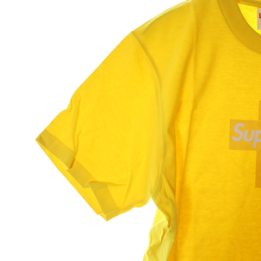 SUPREME(シュプリーム) 20AW Cross Box Logo Tee クロスボックスロゴ 半袖Tシャツ イエロー
