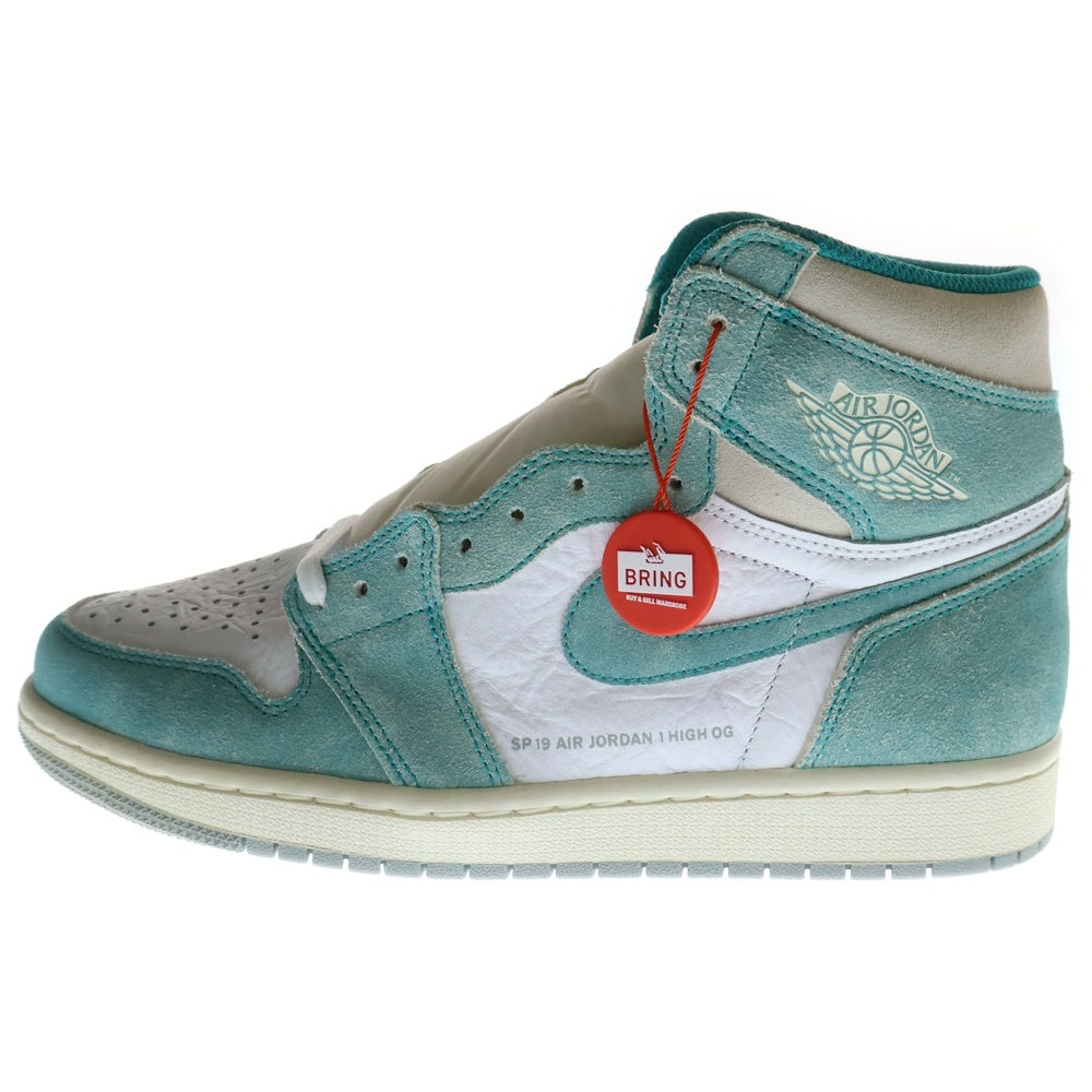 NIKE(ナイキ) AIR JORDAN 1 RETRO HIGH OG TURBO GREEN エアジョーダン1 ターボグリーン ハイカットスニーカー ライトグリーン/ホワイト US9/27cm 555088-311