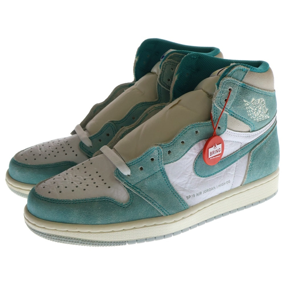 NIKE(ナイキ) AIR JORDAN 1 RETRO HIGH OG TURBO GREEN エアジョーダン1 ターボグリーン ハイカットスニーカー ライトグリーン/ホワイト US9/27cm 555088-311
