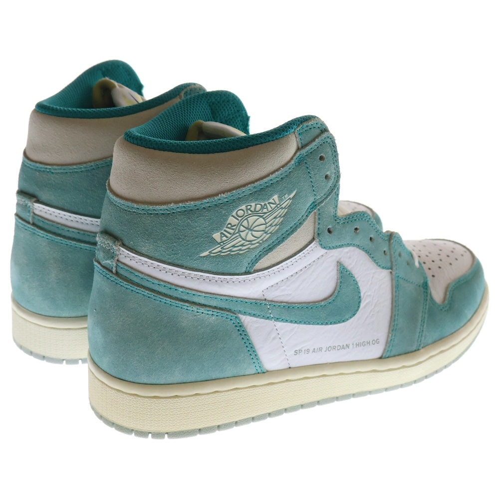 NIKE(ナイキ) AIR JORDAN 1 RETRO HIGH OG TURBO GREEN エアジョーダン1 ターボグリーン ハイカットスニーカー ライトグリーン/ホワイト US9/27cm 555088-311