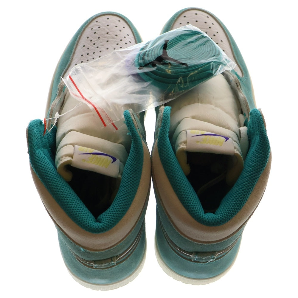 NIKE(ナイキ) AIR JORDAN 1 RETRO HIGH OG TURBO GREEN エアジョーダン1 ターボグリーン ハイカットスニーカー ライトグリーン/ホワイト US9/27cm 555088-311