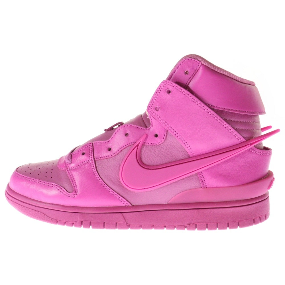 NIKE(ナイキ) ×AMBUSH DUNK HI アンブッシュ ダンク ハイカットスニーカー ピンク US9/27cm CU7544-600